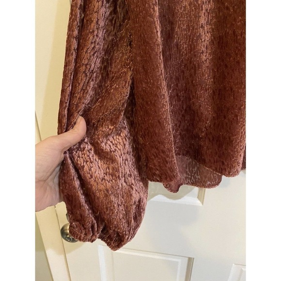 Tanya Taylor Lucy Top Crushed Velvet Size Large MSRP $365 NWT Sold Out!! - Picture 2 of 10